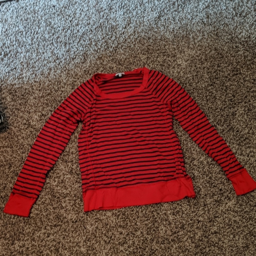 Long sleeve stripped shirt